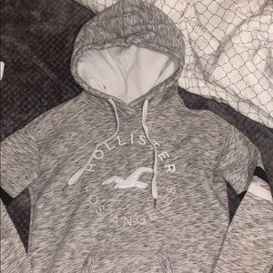 Grey hollister hoodie